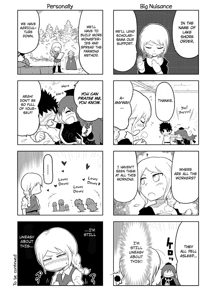 Maoyuu 4-Koma: You're Horrible, Maou-sama! Chapter 3.2 page 9 - Chapter 3 v2 : "My Childhood Friend is a Nun"