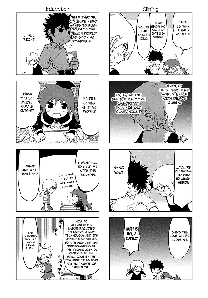 Maoyuu 4-Koma: You're Horrible, Maou-sama! Chapter 4.2 page 3 - Chapter 4 v2 : "For Departing Hero"