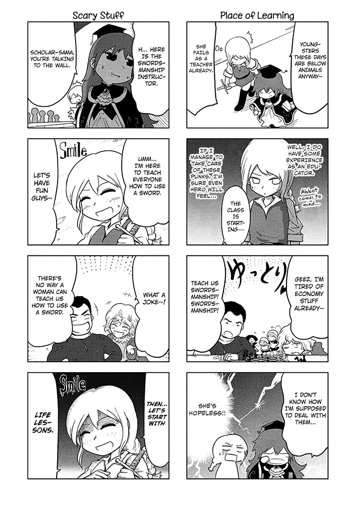 Maoyuu 4-Koma: You're Horrible, Maou-sama! Chapter 4.2 page 4 - Chapter 4 v2 : "For Departing Hero"