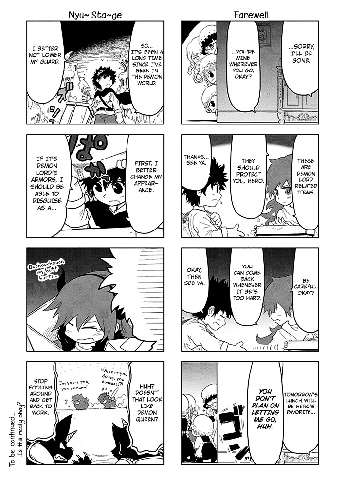 Maoyuu 4-Koma: You're Horrible, Maou-sama! Chapter 4.2 page 9 - Chapter 4 v2 : "For Departing Hero"