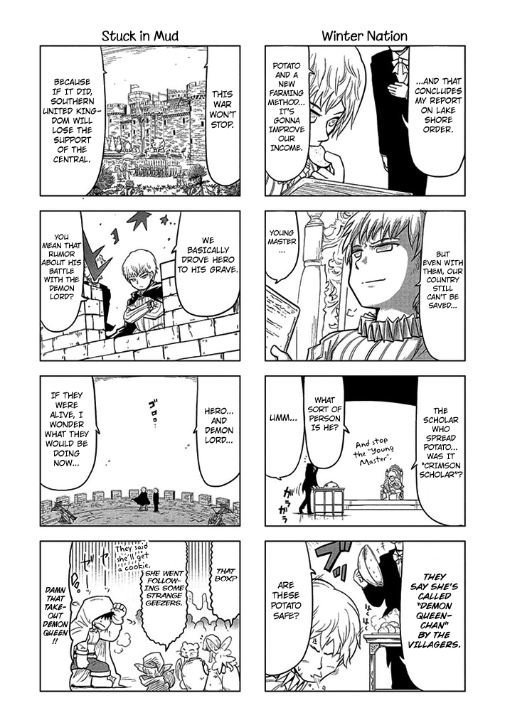 Maoyuu 4-Koma: You're Horrible, Maou-sama! Chapter 5.2 page 6 - Chapter 5 v2 : "Demon Queen-sama's Hard Work in the Demon World"