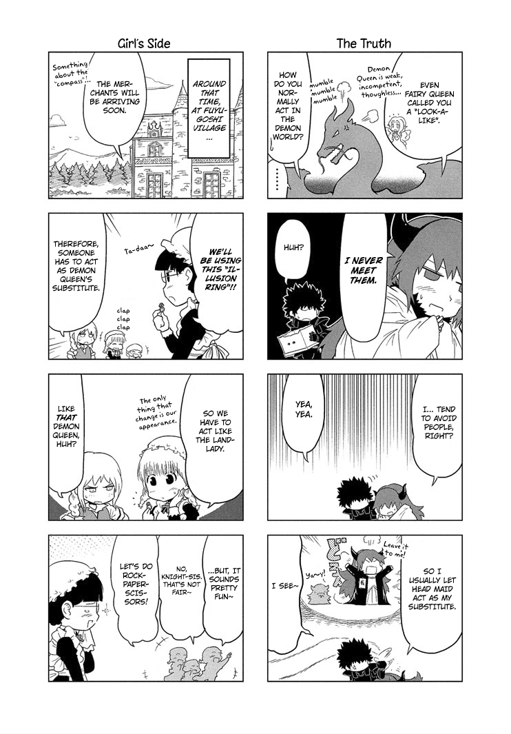 Maoyuu 4-Koma: You're Horrible, Maou-sama! Chapter 6.2 page 3 - Chapter 6 v2 : "The Seven Demon Queens"