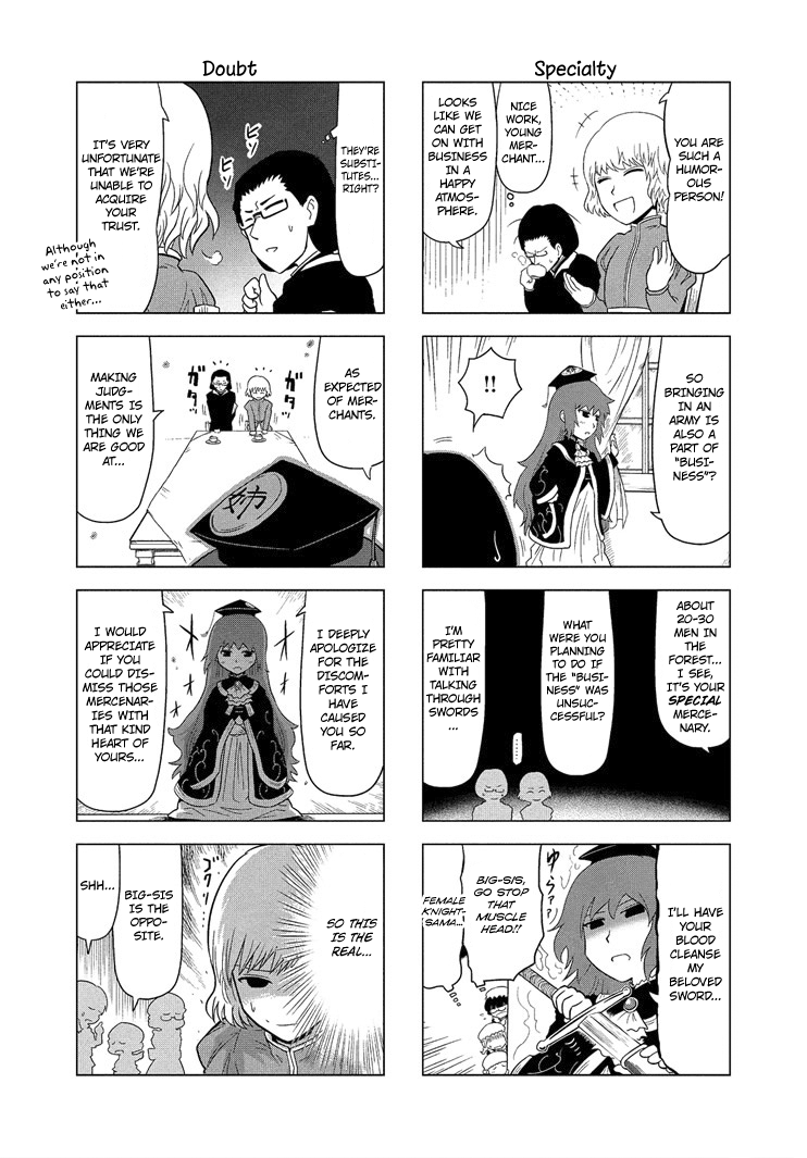 Maoyuu 4-Koma: You're Horrible, Maou-sama! Chapter 6.2 page 5 - Chapter 6 v2 : "The Seven Demon Queens"