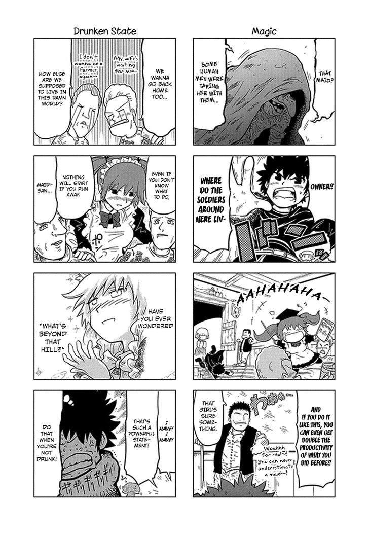 Maoyuu 4-Koma: You're Horrible, Maou-sama! Chapter 7 page 8 - Chapter 7 : "Long Night at Gateway City"