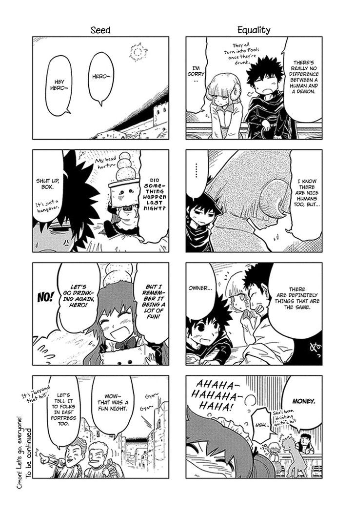 Maoyuu 4-Koma: You're Horrible, Maou-sama! Chapter 7 page 9 - Chapter 7 : "Long Night at Gateway City"