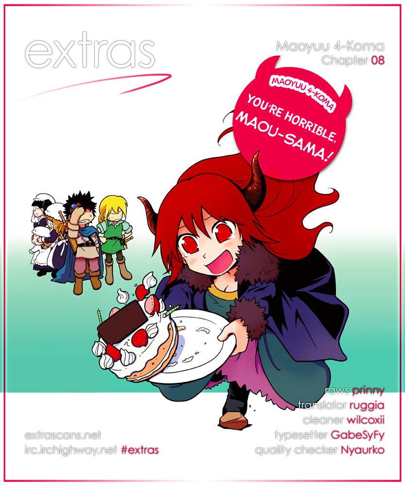 Maoyuu 4-Koma: You're Horrible, Maou-sama! Chapter 8.2 page 1 - Chapter 8 v2 : "Operation Phantom"