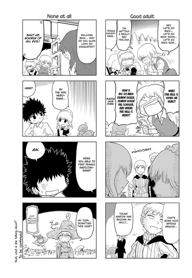 Maoyuu 4-Koma: You're Horrible, Maou-sama! Chapter 9 page 9 - Chapter 9 : â€œDemon Queen and Heroâ€™s Celebration Partyâ€