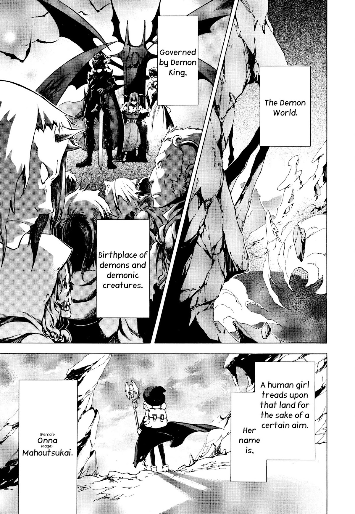 Maoyuu Maou Yuusha Gaiden - Madoromi no Onna Mahou Tsukai Chapter 1 page 3 - Chapter 1: Dozing Female Mage