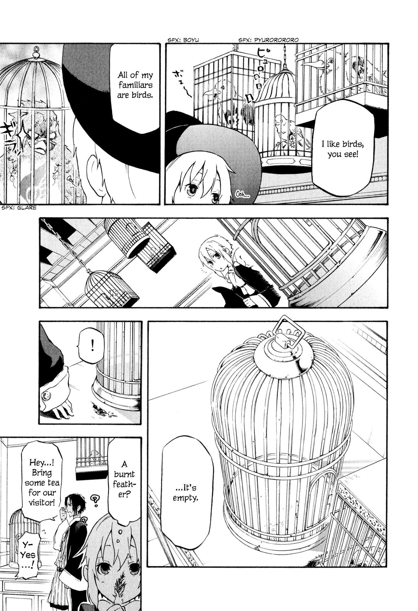 Maoyuu Maou Yuusha Gaiden - Madoromi no Onna Mahou Tsukai Chapter 2 page 11 - Chapter 2: The Bird-user of Songbird Village