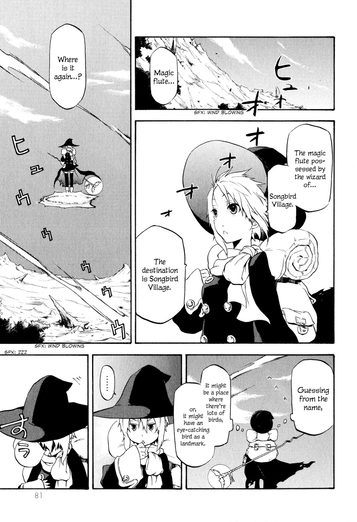 Maoyuu Maou Yuusha Gaiden - Madoromi no Onna Mahou Tsukai Chapter 2 page 3 - Chapter 2: The Bird-user of Songbird Village