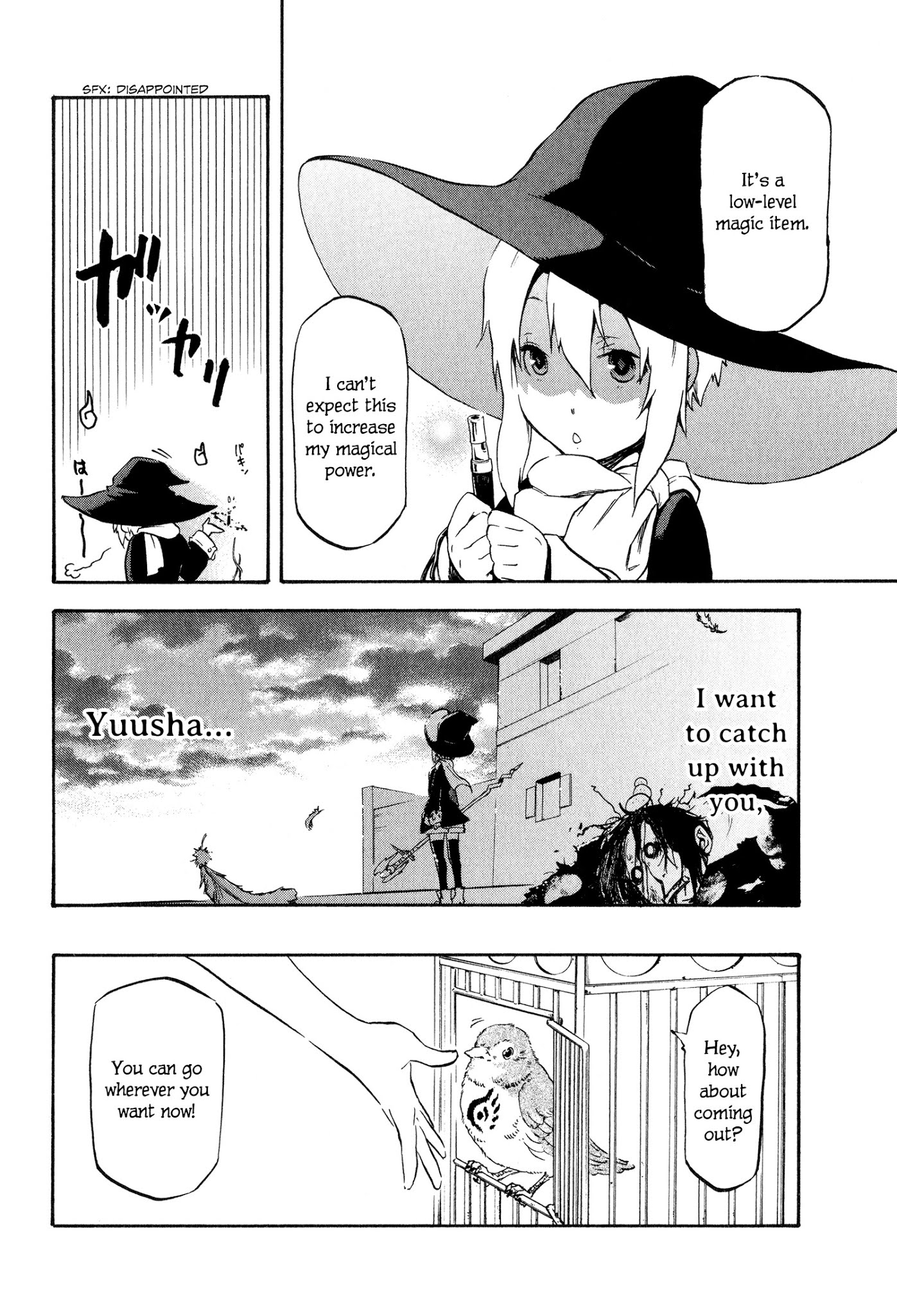 Maoyuu Maou Yuusha Gaiden - Madoromi no Onna Mahou Tsukai Chapter 2 page 40 - Chapter 2: The Bird-user of Songbird Village