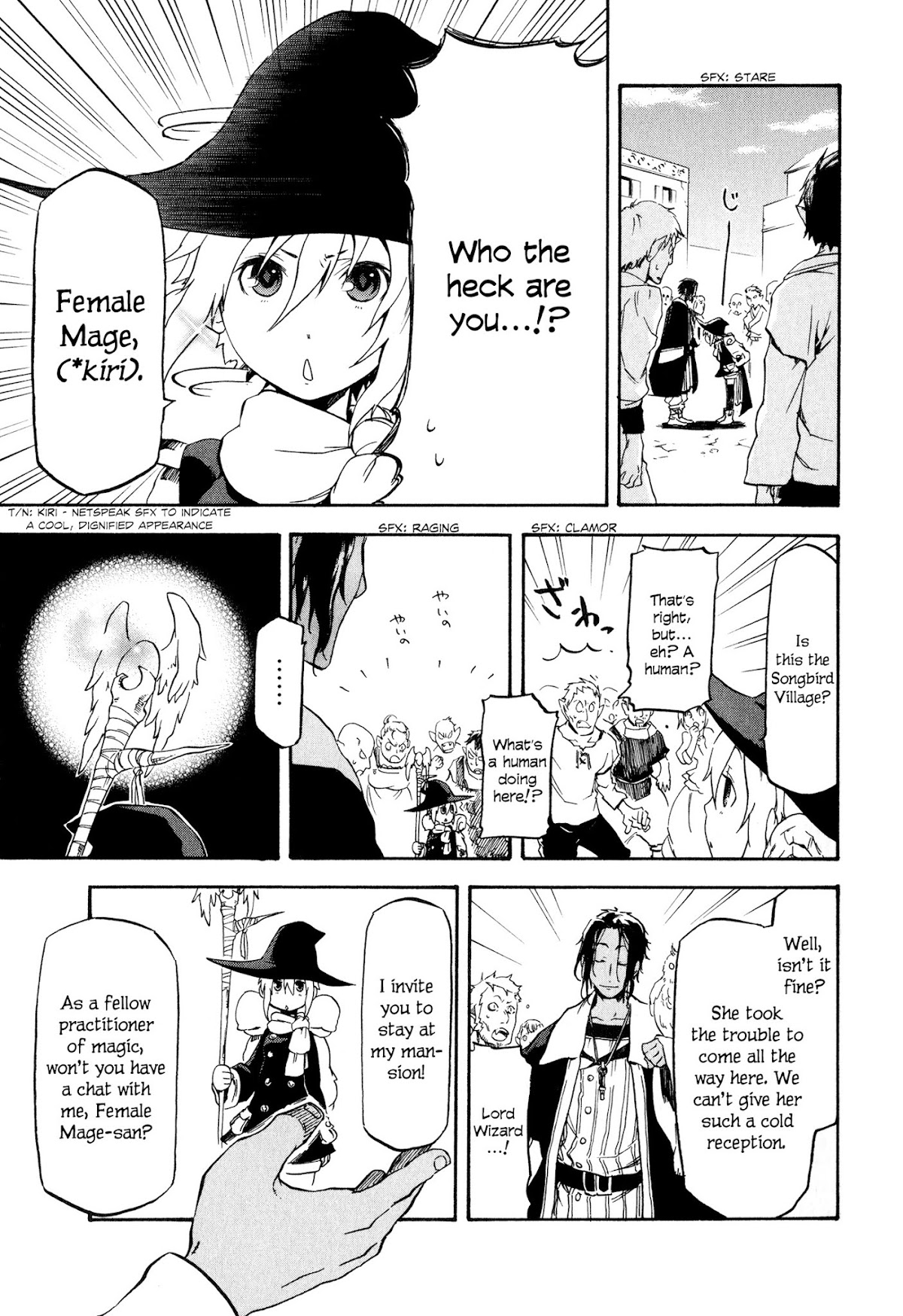 Maoyuu Maou Yuusha Gaiden - Madoromi no Onna Mahou Tsukai Chapter 2 page 9 - Chapter 2: The Bird-user of Songbird Village