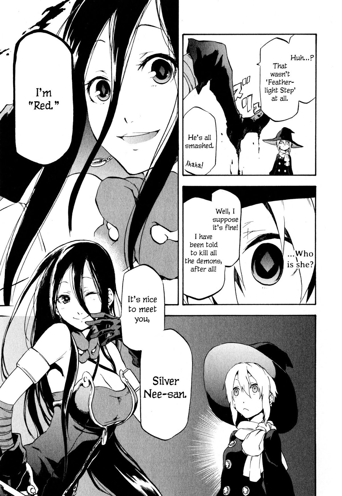 Maoyuu Maou Yuusha Gaiden - Madoromi no Onna Mahou Tsukai Chapter 3 page 21 - Chapter 3: The Red Female Mage