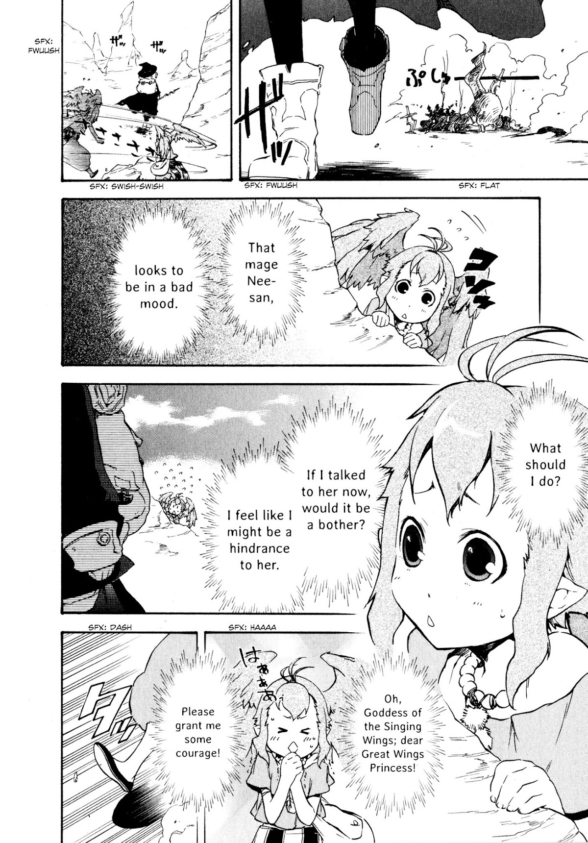 Maoyuu Maou Yuusha Gaiden - Madoromi no Onna Mahou Tsukai Chapter 3 page 6 - Chapter 3: The Red Female Mage