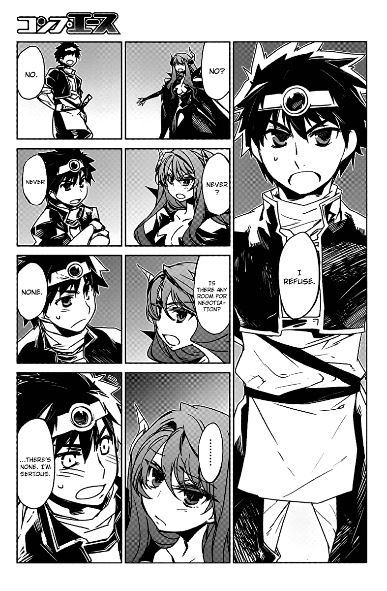 Maoyuu Maou Yuusha - "Kono Watashi no Mono Tonare, Yuusha yo" "Kotowaru!" Chapter 1 page 29 - Chapter 1: Become Mine, Hero!