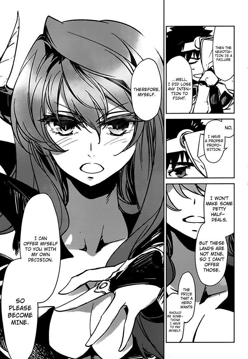 Maoyuu Maou Yuusha - "Kono Watashi no Mono Tonare, Yuusha yo" "Kotowaru!" Chapter 1 page 31 - Chapter 1: Become Mine, Hero!