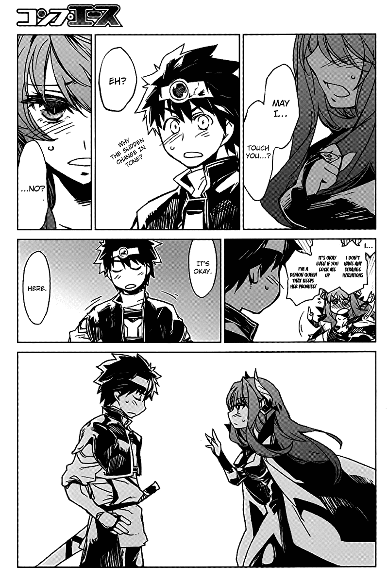 Maoyuu Maou Yuusha - "Kono Watashi no Mono Tonare, Yuusha yo" "Kotowaru!" Chapter 1 page 43 - Chapter 1: Become Mine, Hero!