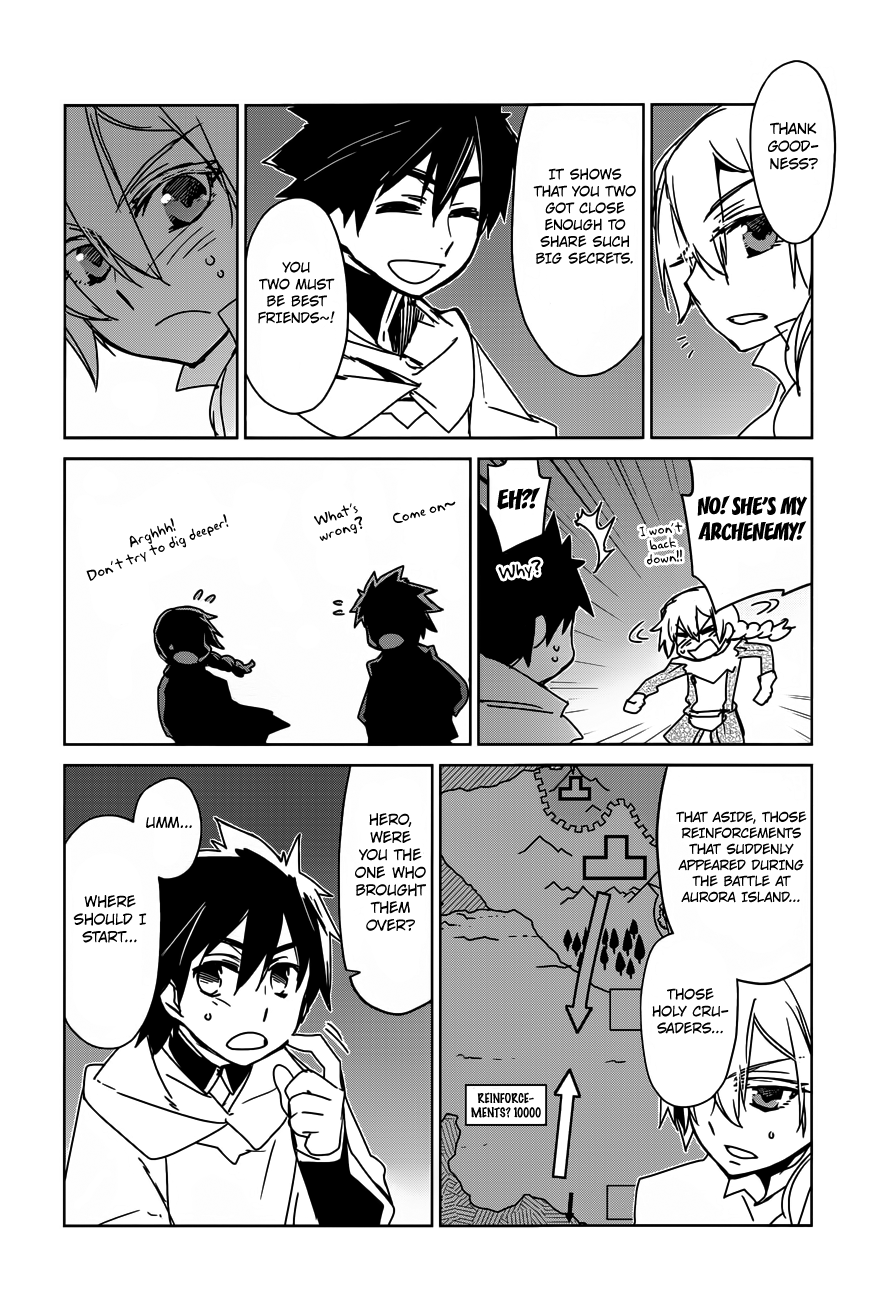 Maoyuu Maou Yuusha - "Kono Watashi no Mono Tonare, Yuusha yo" "Kotowaru!" Chapter 10 page 14 - Chapter 10: Welcome Home, Hero!
