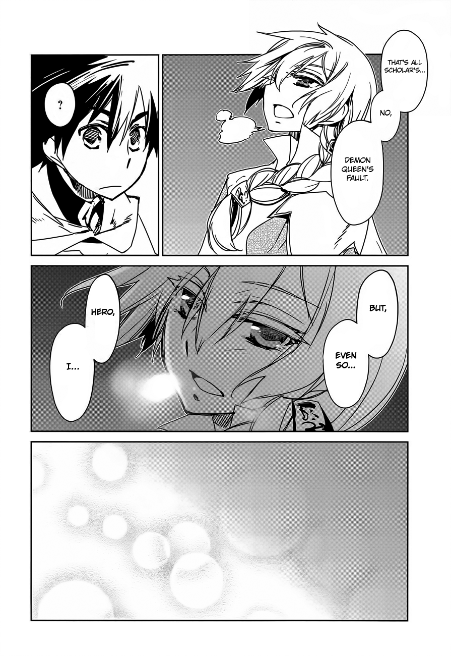 Maoyuu Maou Yuusha - "Kono Watashi no Mono Tonare, Yuusha yo" "Kotowaru!" Chapter 10 page 28 - Chapter 10: Welcome Home, Hero!