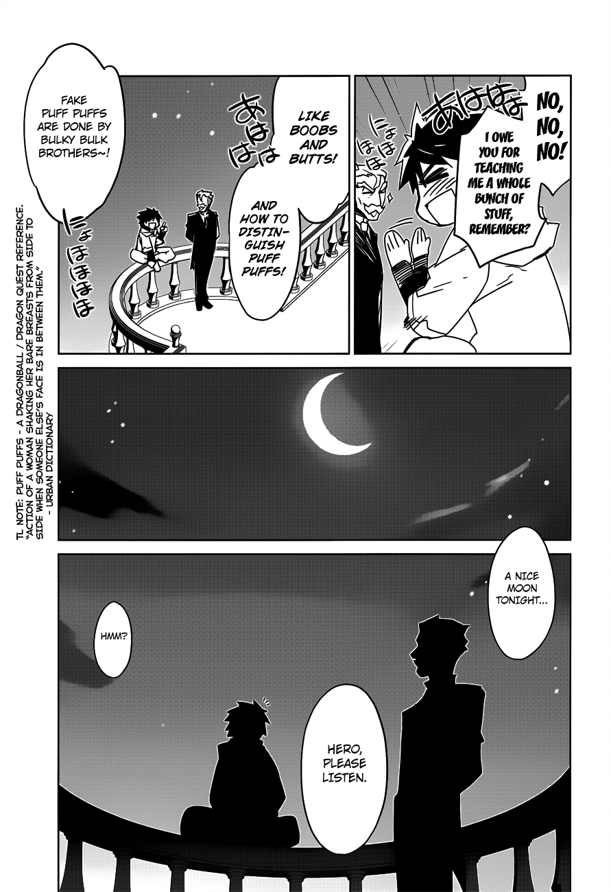 Maoyuu Maou Yuusha - "Kono Watashi no Mono Tonare, Yuusha yo" "Kotowaru!" Chapter 10 page 35 - Chapter 10: Welcome Home, Hero!
