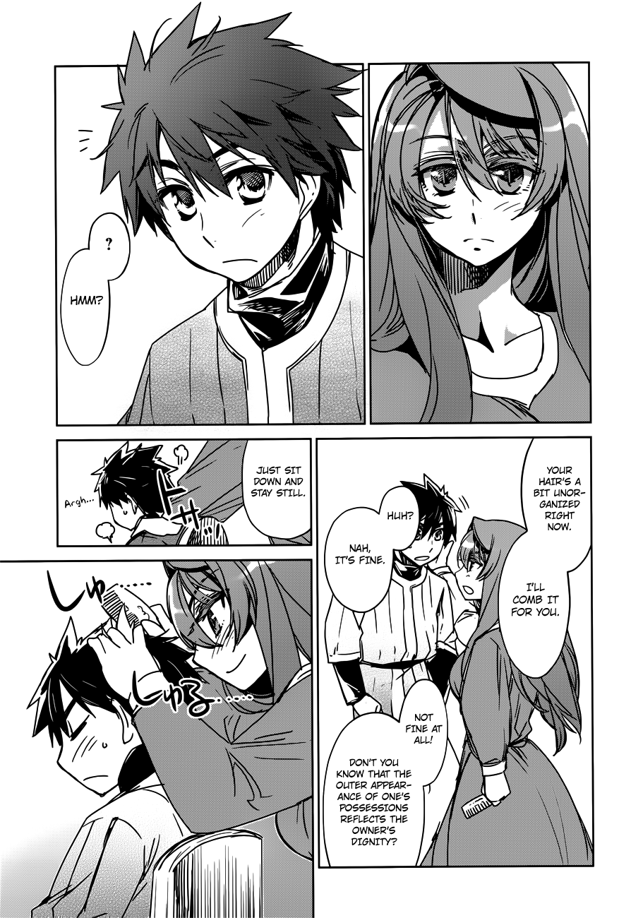 Maoyuu Maou Yuusha - "Kono Watashi no Mono Tonare, Yuusha yo" "Kotowaru!" Chapter 11 page 33 - Chapter 11: What Do You Think, My Darling?