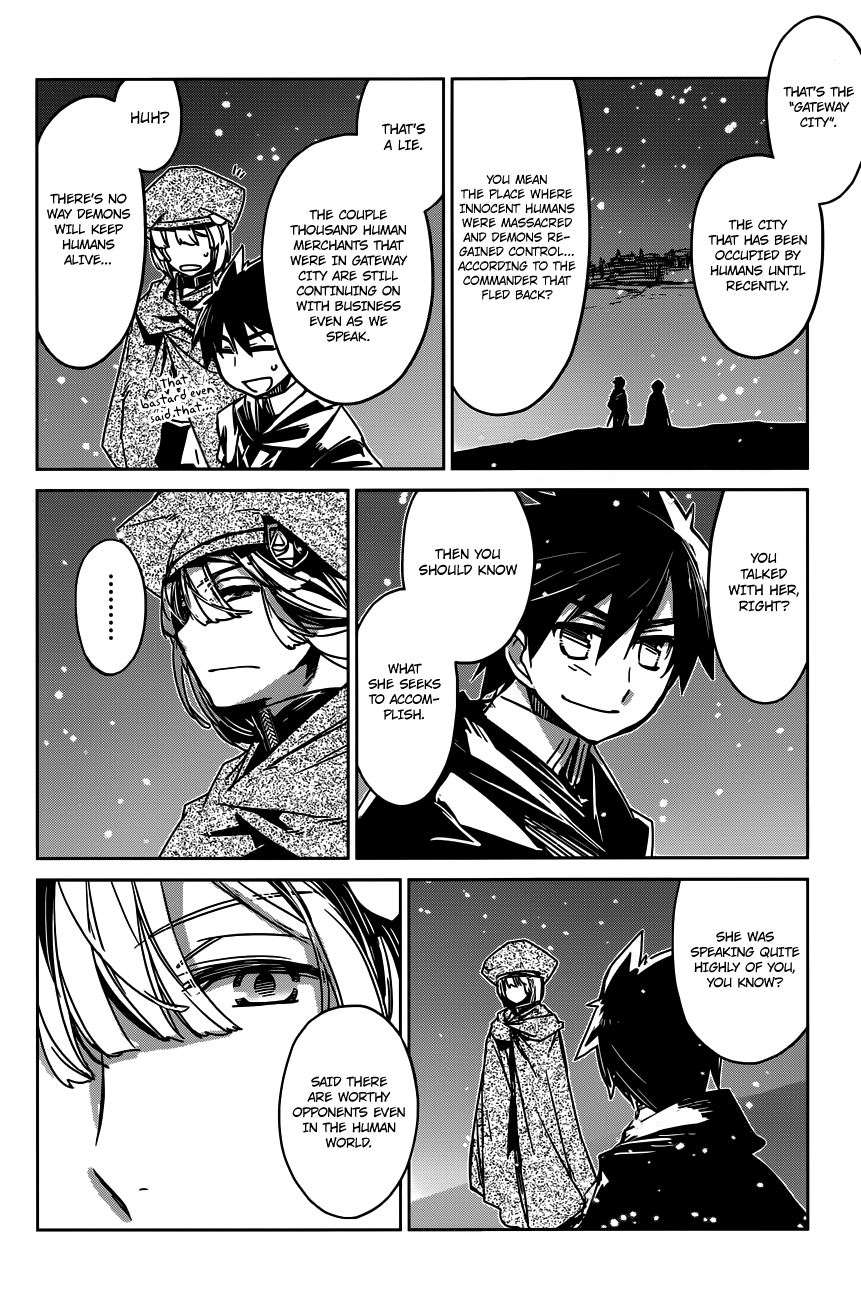 Maoyuu Maou Yuusha - "Kono Watashi no Mono Tonare, Yuusha yo" "Kotowaru!" Chapter 12 page 36 - Chapter 12: What Cannot be Defined by Profits and Losses