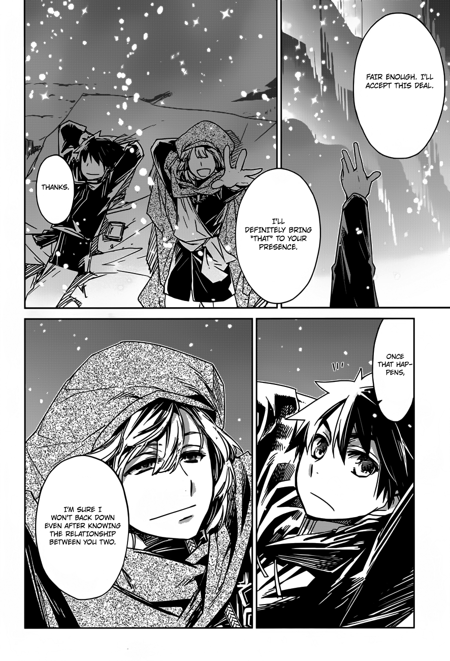 Maoyuu Maou Yuusha - "Kono Watashi no Mono Tonare, Yuusha yo" "Kotowaru!" Chapter 12 page 46 - Chapter 12: What Cannot be Defined by Profits and Losses