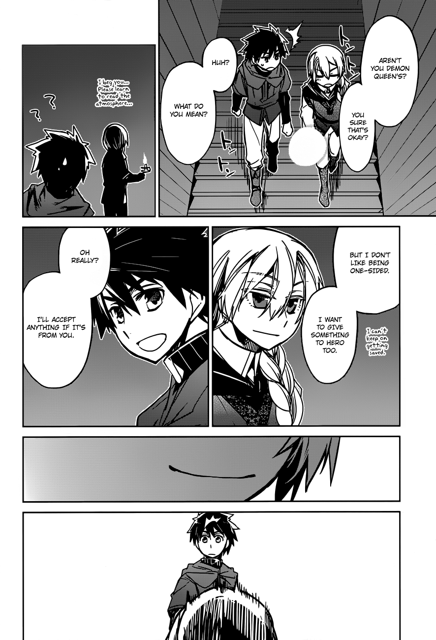 Maoyuu Maou Yuusha - "Kono Watashi no Mono Tonare, Yuusha yo" "Kotowaru!" Chapter 13 page 27 - Chapter 13: I Don't Want to be Left Behind Anymore