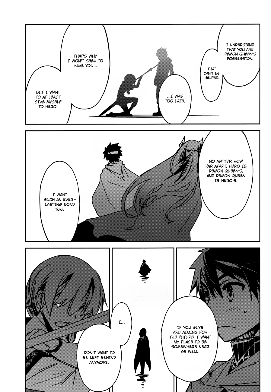 Maoyuu Maou Yuusha - "Kono Watashi no Mono Tonare, Yuusha yo" "Kotowaru!" Chapter 13 page 30 - Chapter 13: I Don't Want to be Left Behind Anymore