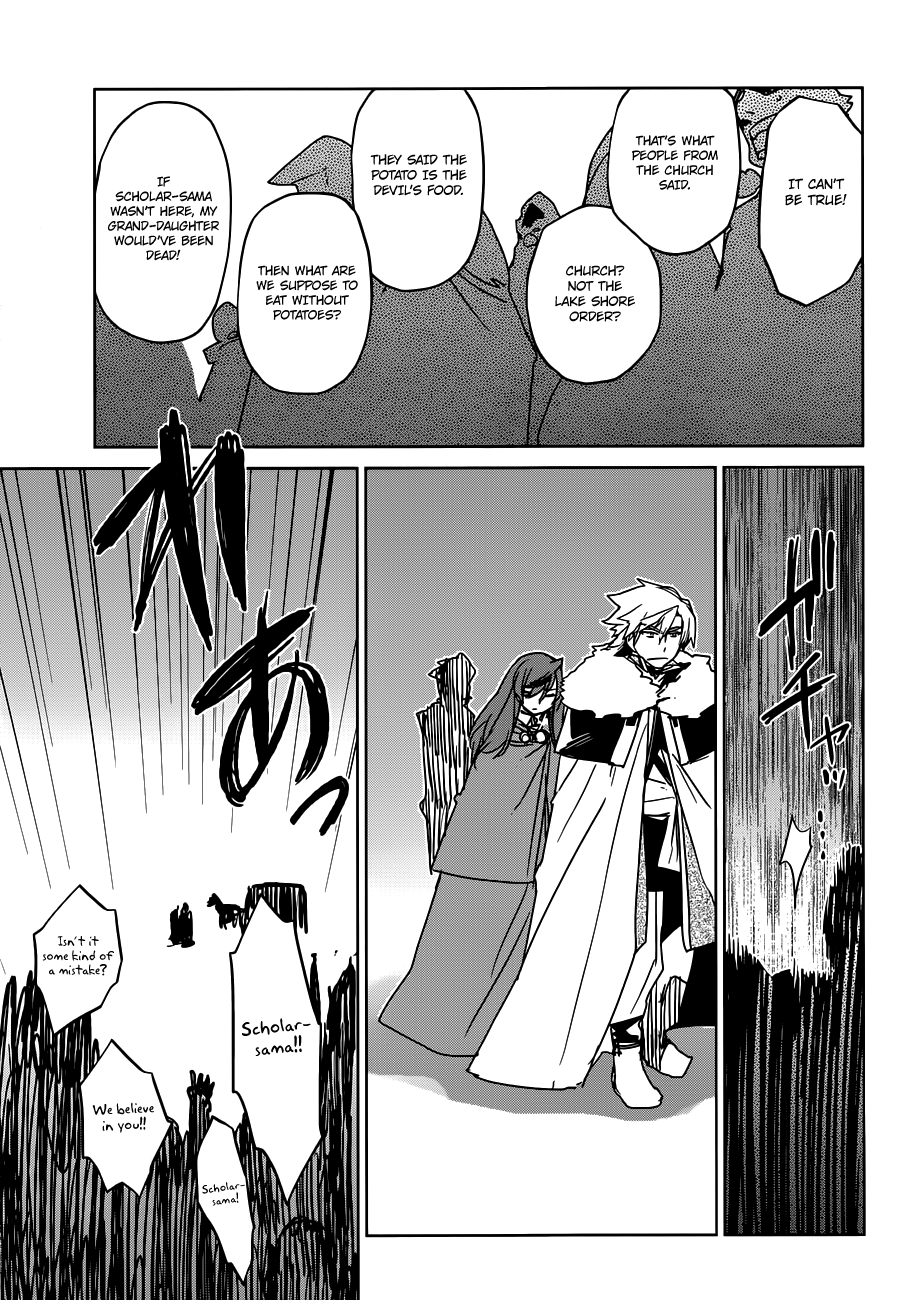 Maoyuu Maou Yuusha - "Kono Watashi no Mono Tonare, Yuusha yo" "Kotowaru!" Chapter 13 page 34 - Chapter 13: I Don't Want to be Left Behind Anymore