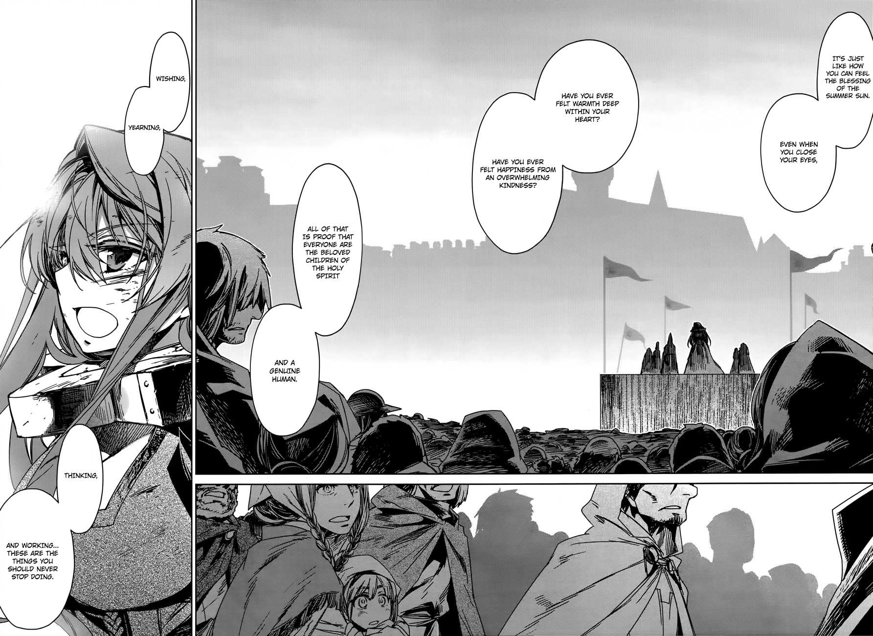 Maoyuu Maou Yuusha - "Kono Watashi no Mono Tonare, Yuusha yo" "Kotowaru!" Chapter 14 page 20 - Chapter 14: "Because I am ""Human"""