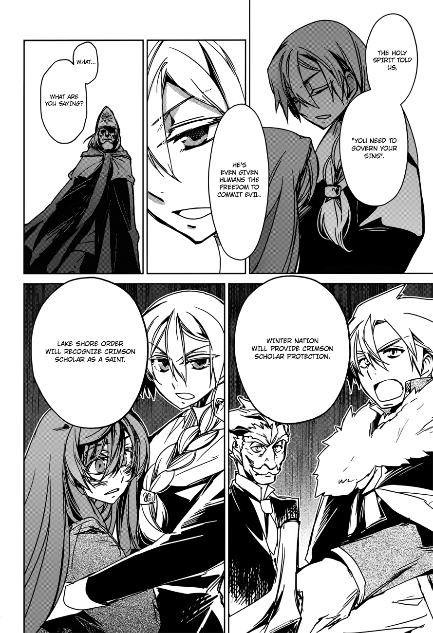 Maoyuu Maou Yuusha - "Kono Watashi no Mono Tonare, Yuusha yo" "Kotowaru!" Chapter 14 page 36 - Chapter 14: "Because I am ""Human"""