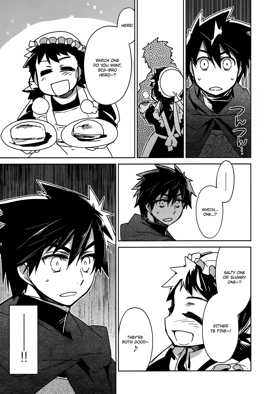 Maoyuu Maou Yuusha - "Kono Watashi no Mono Tonare, Yuusha yo" "Kotowaru!" Chapter 15 page 24 - Chapter 15: That is the Beginning