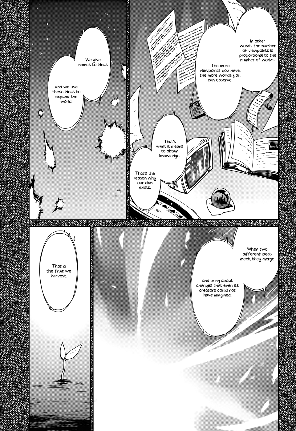 Maoyuu Maou Yuusha - "Kono Watashi no Mono Tonare, Yuusha yo" "Kotowaru!" Chapter 17 page 12 - Chapter 17: This is a War of Foolish Humans