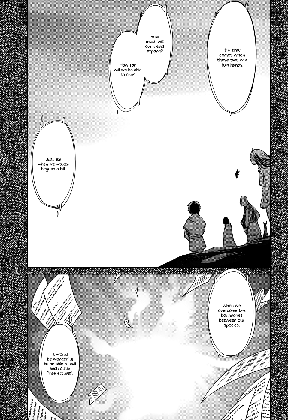Maoyuu Maou Yuusha - "Kono Watashi no Mono Tonare, Yuusha yo" "Kotowaru!" Chapter 17 page 14 - Chapter 17: This is a War of Foolish Humans