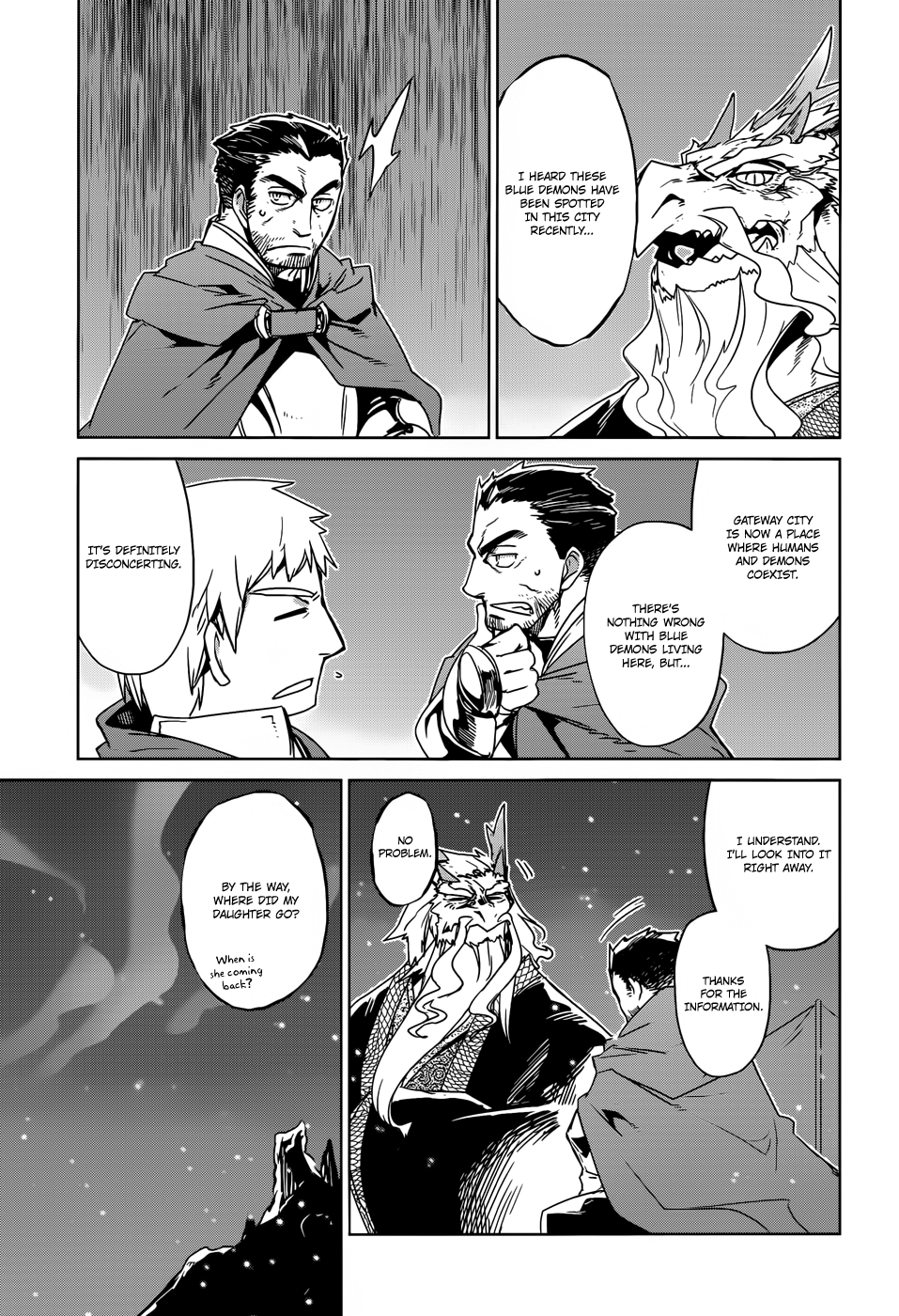 Maoyuu Maou Yuusha - "Kono Watashi no Mono Tonare, Yuusha yo" "Kotowaru!" Chapter 17 page 18 - Chapter 17: This is a War of Foolish Humans