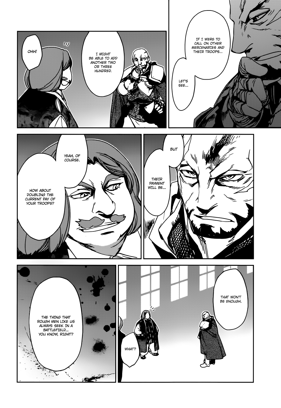 Maoyuu Maou Yuusha - "Kono Watashi no Mono Tonare, Yuusha yo" "Kotowaru!" Chapter 17 page 37 - Chapter 17: This is a War of Foolish Humans