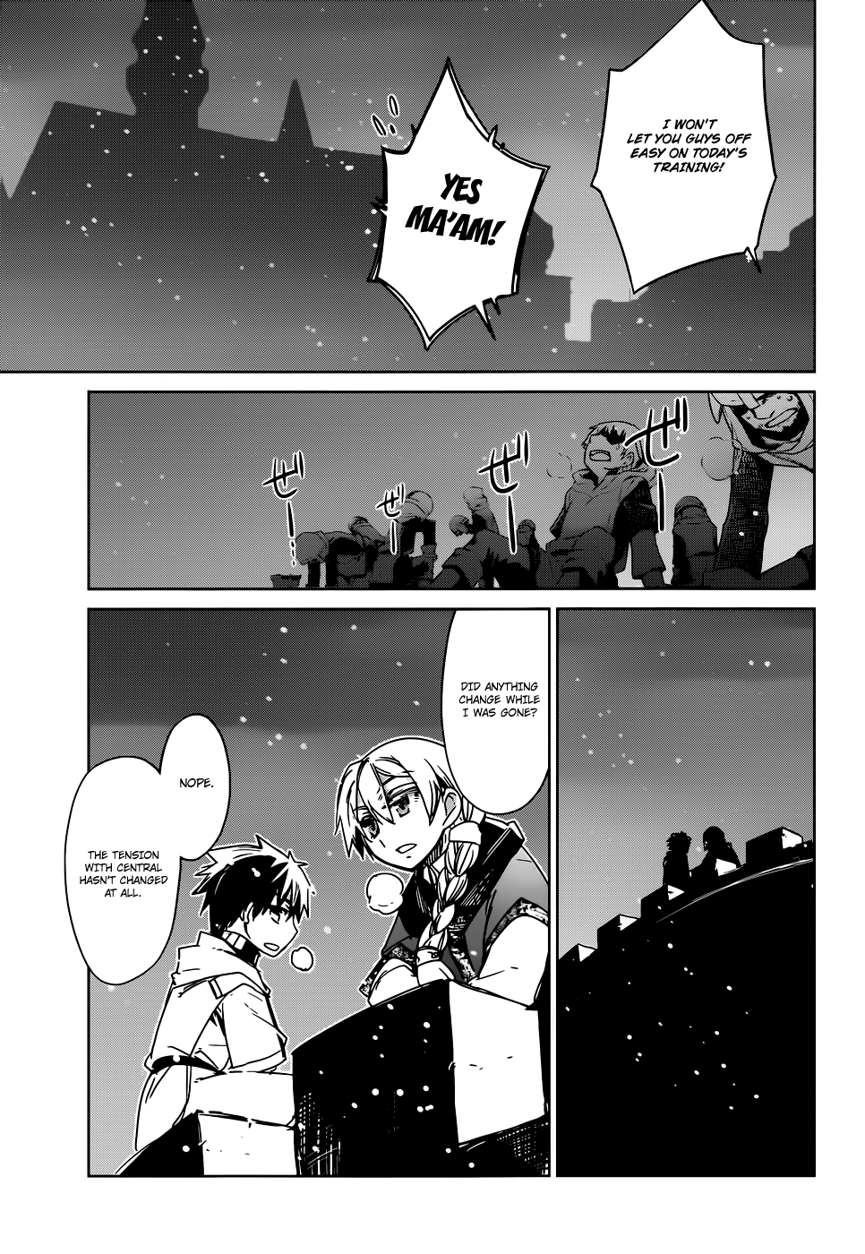 Maoyuu Maou Yuusha - "Kono Watashi no Mono Tonare, Yuusha yo" "Kotowaru!" Chapter 17 page 42 - Chapter 17: This is a War of Foolish Humans