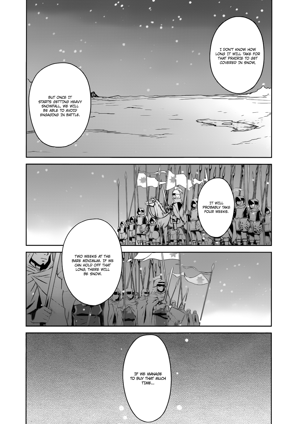 Maoyuu Maou Yuusha - "Kono Watashi no Mono Tonare, Yuusha yo" "Kotowaru!" Chapter 17 page 54 - Chapter 17: This is a War of Foolish Humans