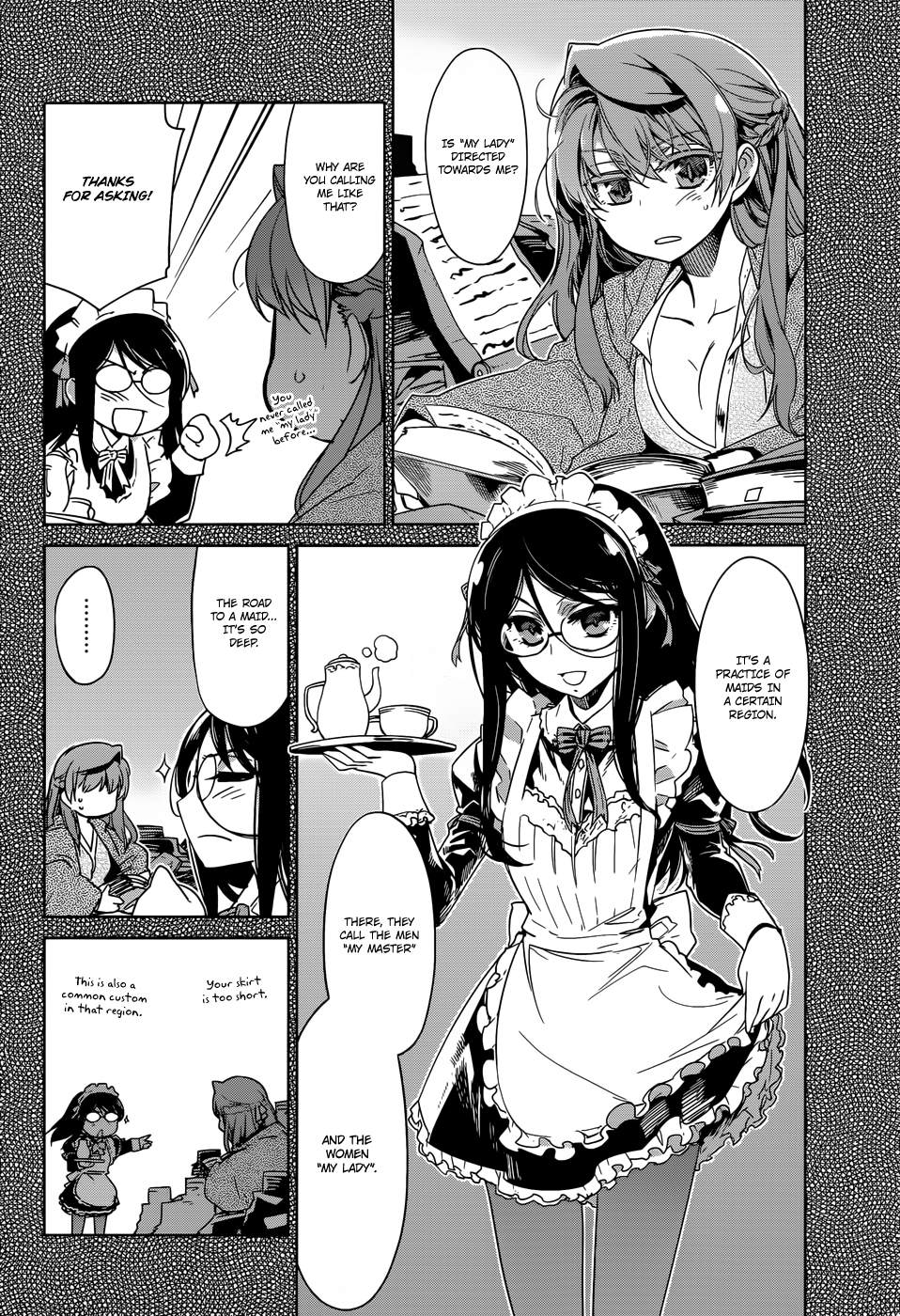 Maoyuu Maou Yuusha - "Kono Watashi no Mono Tonare, Yuusha yo" "Kotowaru!" Chapter 17 page 7 - Chapter 17: This is a War of Foolish Humans