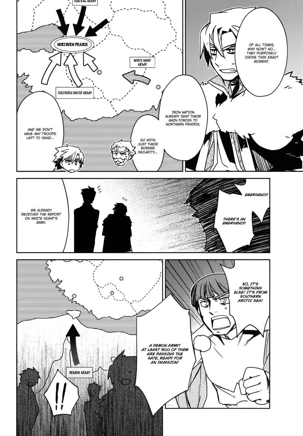 Maoyuu Maou Yuusha - "Kono Watashi no Mono Tonare, Yuusha yo" "Kotowaru!" Chapter 18 page 35 - Chapter 18: I Need You, Hero
