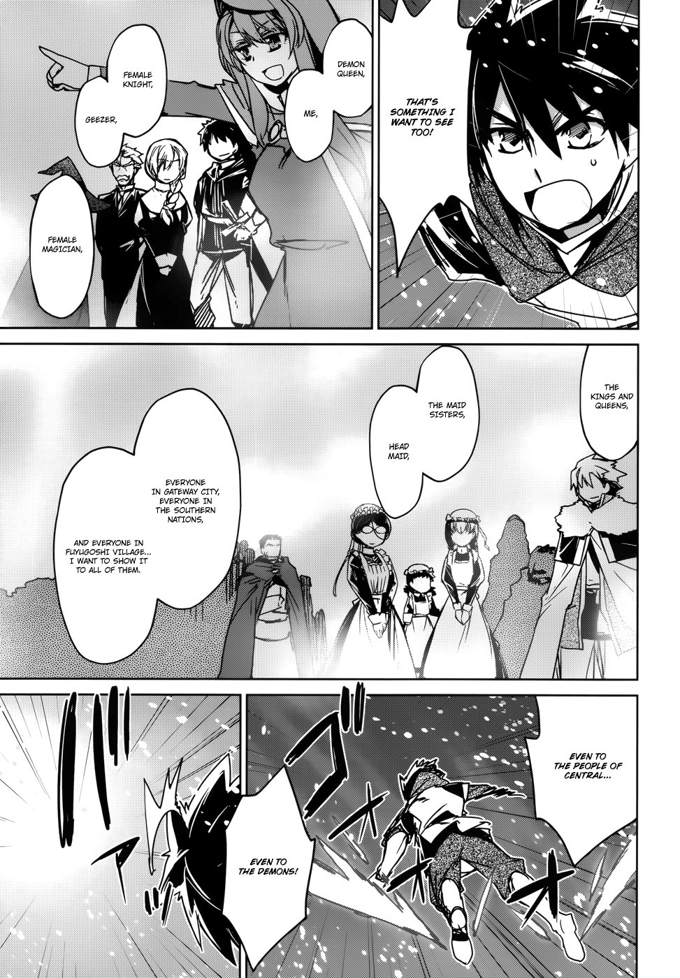 Maoyuu Maou Yuusha - "Kono Watashi no Mono Tonare, Yuusha yo" "Kotowaru!" Chapter 18 page 40 - Chapter 18: I Need You, Hero