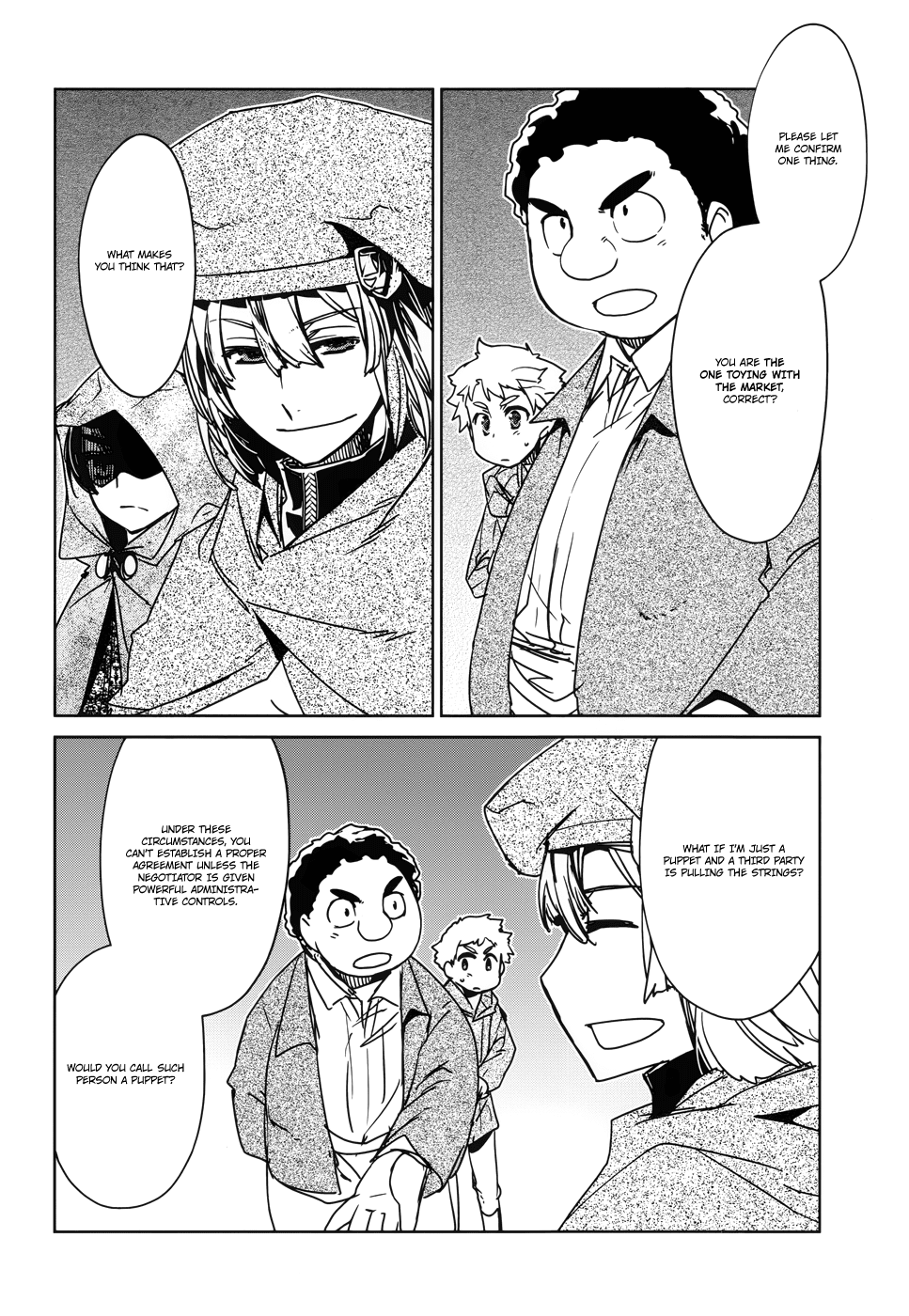Maoyuu Maou Yuusha - "Kono Watashi no Mono Tonare, Yuusha yo" "Kotowaru!" Chapter 19 page 27 - Chapter 19: Because I am a Merchant