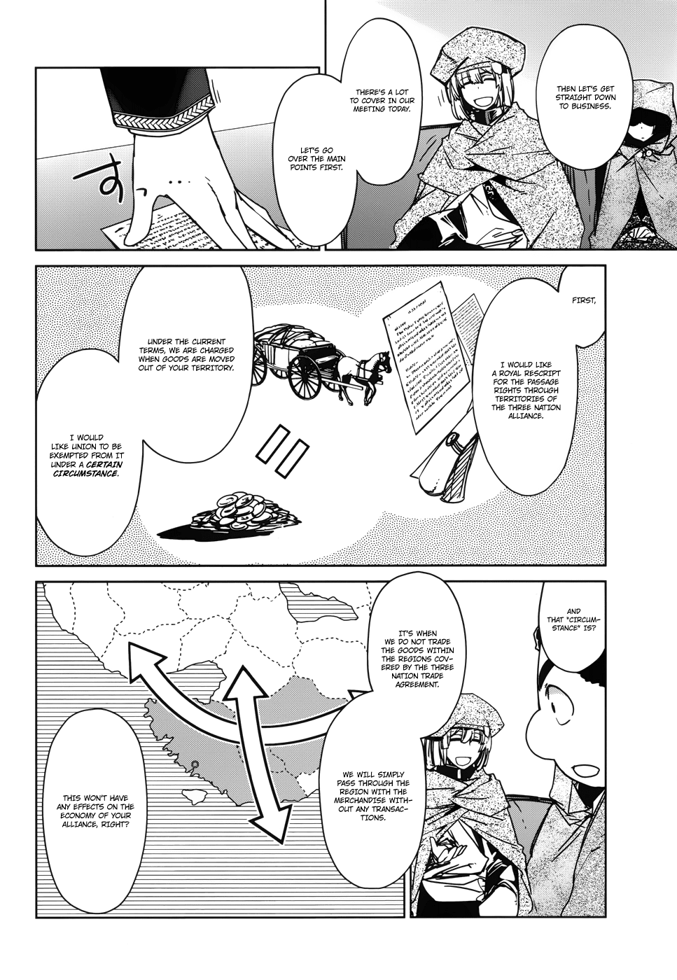 Maoyuu Maou Yuusha - "Kono Watashi no Mono Tonare, Yuusha yo" "Kotowaru!" Chapter 19 page 29 - Chapter 19: Because I am a Merchant
