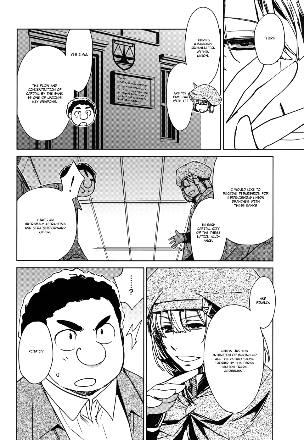 Maoyuu Maou Yuusha - "Kono Watashi no Mono Tonare, Yuusha yo" "Kotowaru!" Chapter 19 page 31 - Chapter 19: Because I am a Merchant