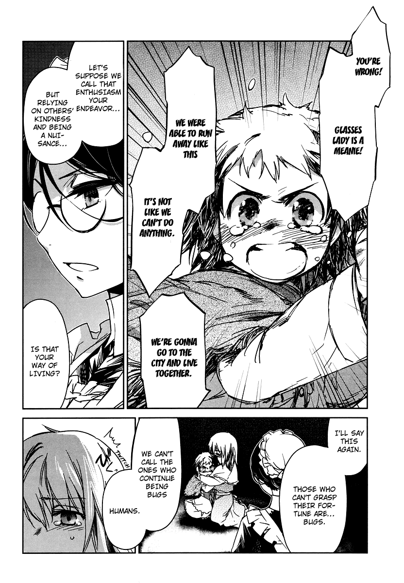 Maoyuu Maou Yuusha - "Kono Watashi no Mono Tonare, Yuusha yo" "Kotowaru!" Chapter 2 page 34 - Chapter 2: Please Make Me Human