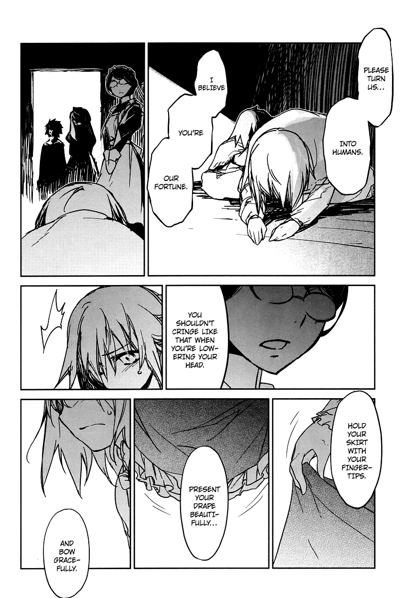 Maoyuu Maou Yuusha - "Kono Watashi no Mono Tonare, Yuusha yo" "Kotowaru!" Chapter 2 page 36 - Chapter 2: Please Make Me Human