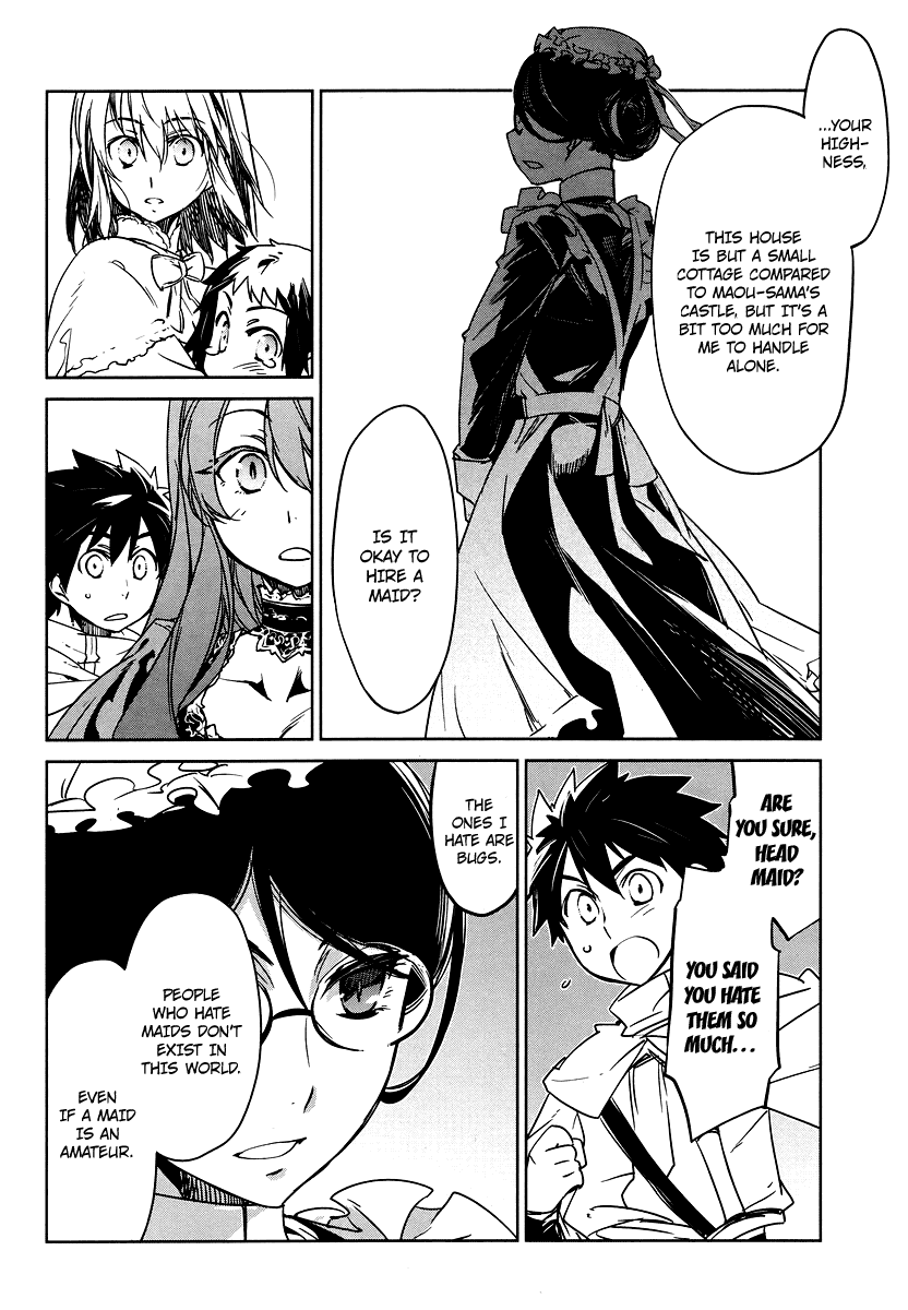 Maoyuu Maou Yuusha - "Kono Watashi no Mono Tonare, Yuusha yo" "Kotowaru!" Chapter 2 page 38 - Chapter 2: Please Make Me Human