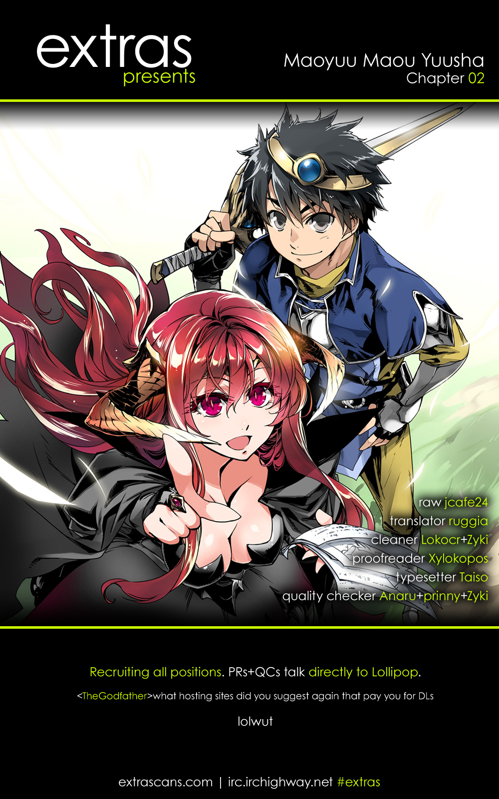 Maoyuu Maou Yuusha - "Kono Watashi no Mono Tonare, Yuusha yo" "Kotowaru!" Chapter 2 page 41 - Chapter 2: Please Make Me Human