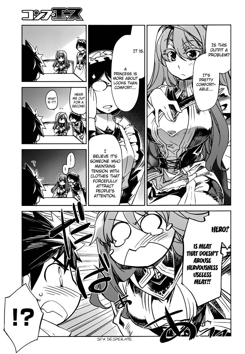 Maoyuu Maou Yuusha - "Kono Watashi no Mono Tonare, Yuusha yo" "Kotowaru!" Chapter 2 page 9 - Chapter 2: Please Make Me Human
